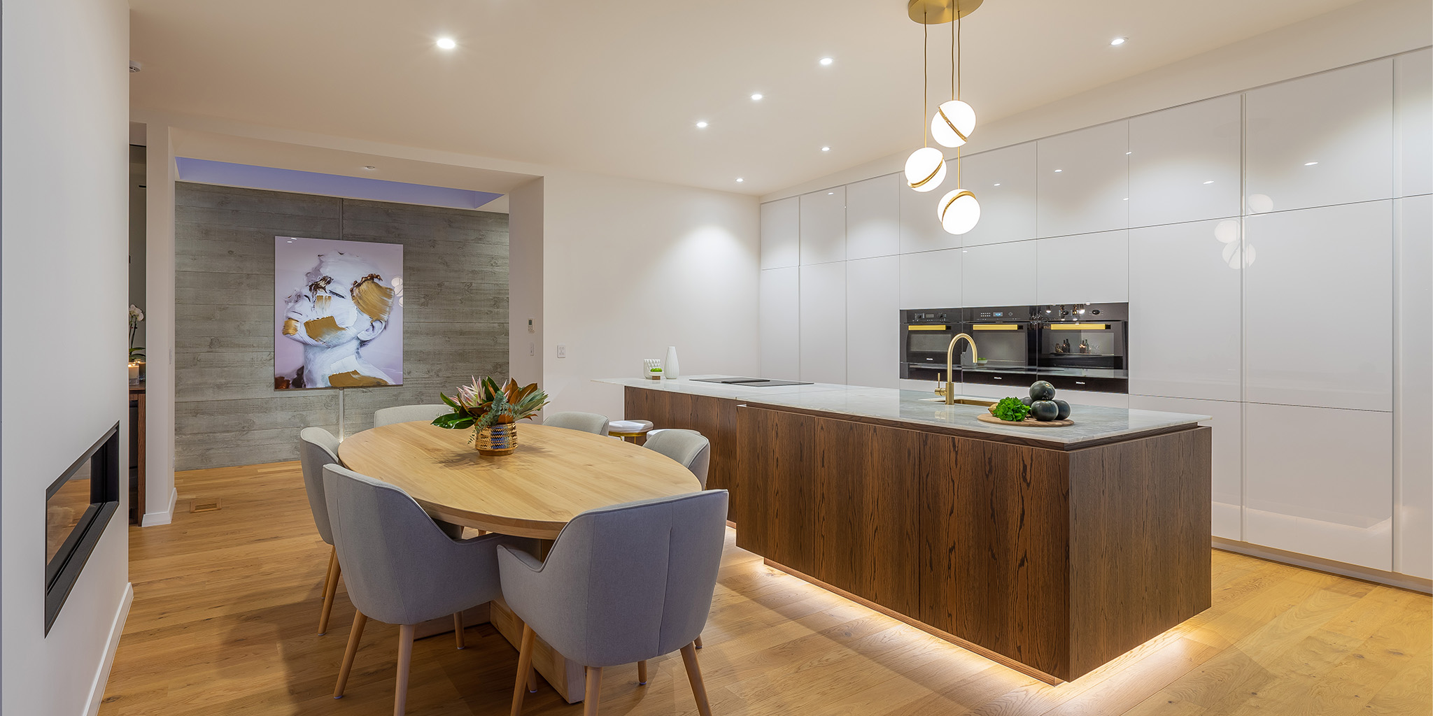 modern acrylic kitchen